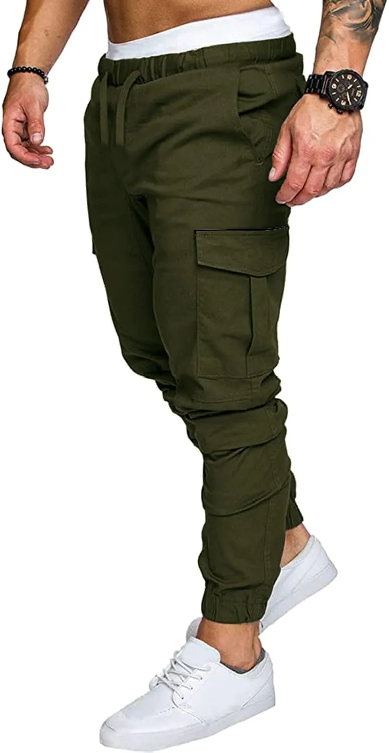 Cargo Pants for Men,Men Outdoor Cargo Pant Classic Fit Lightweight Tactical Pants Hiking Jogger Multi Pockets
