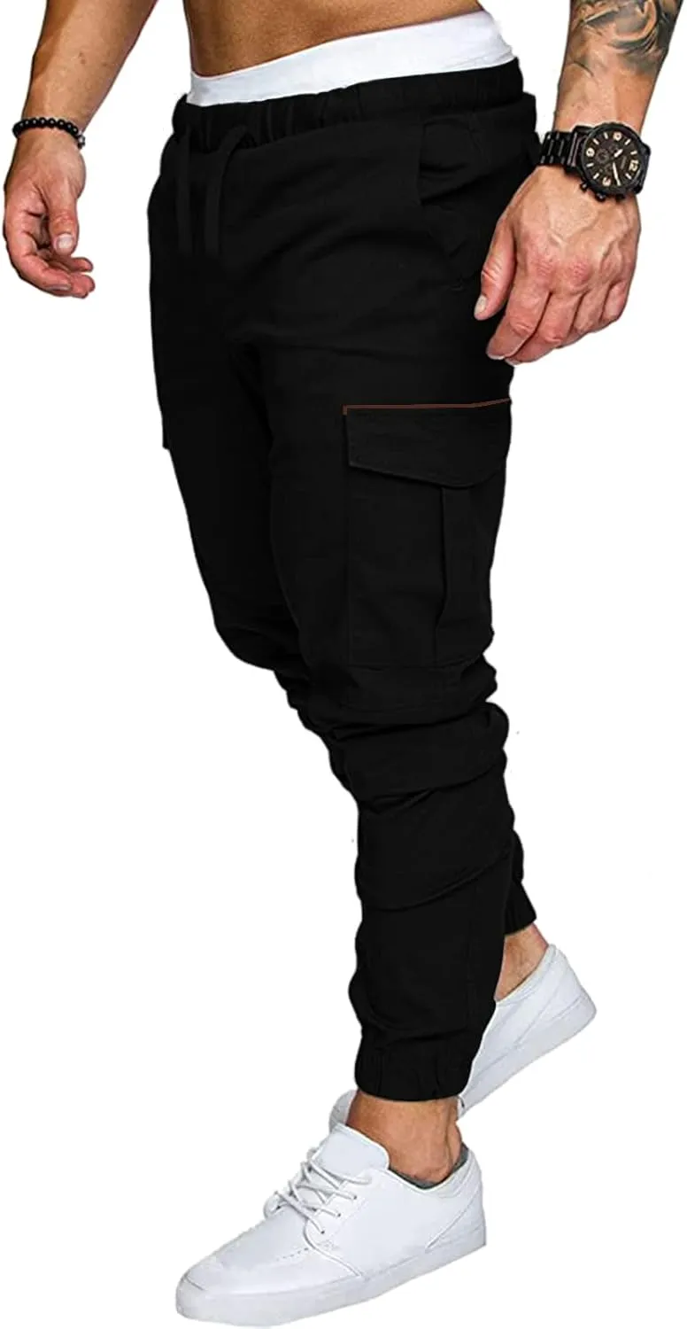 Cargo Pants for Men,Men Outdoor Cargo Pant Classic Fit Lightweight Tactical Pants Hiking Jogger Multi Pockets