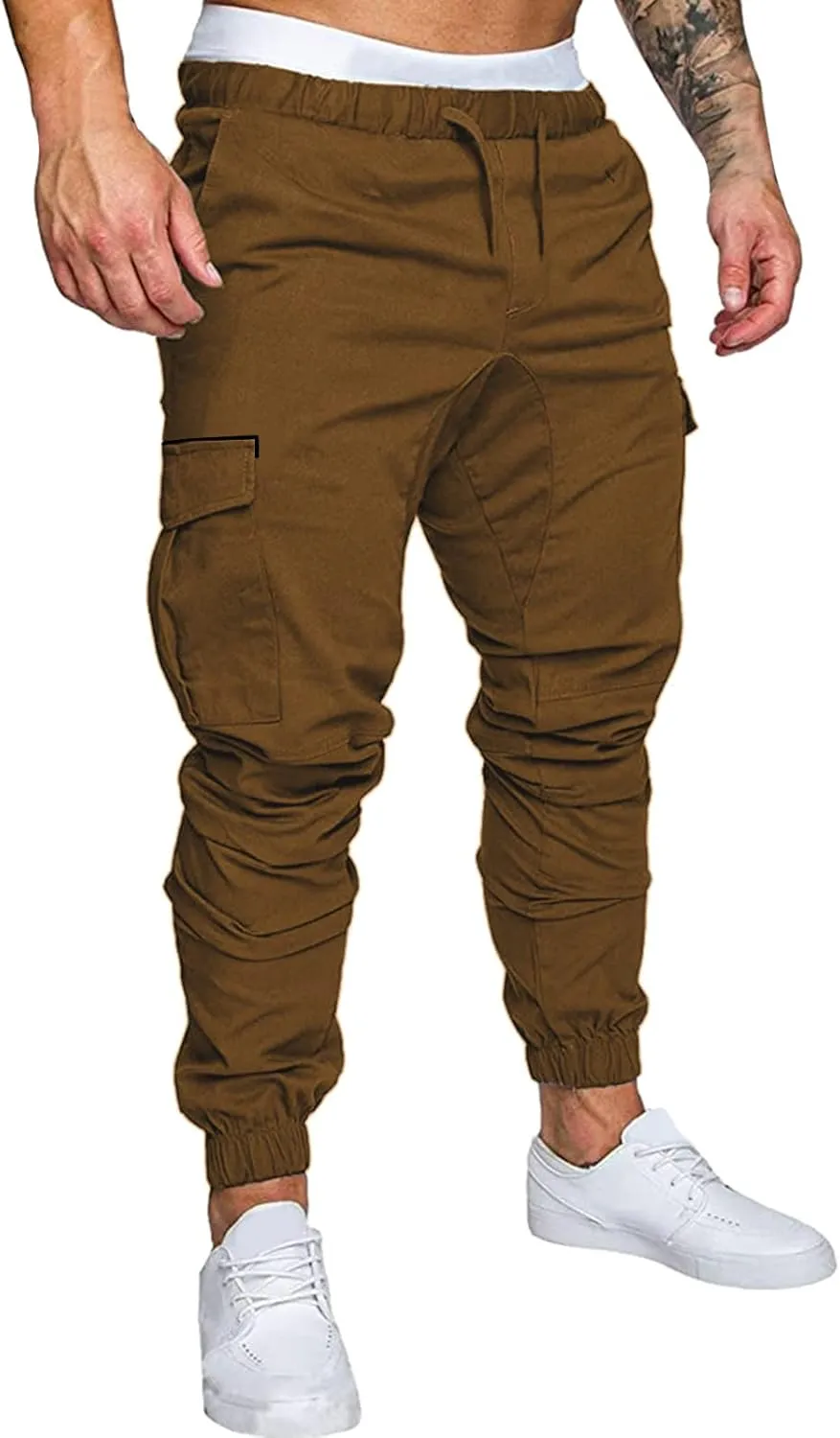 Cargo Pants for Men,Men Outdoor Cargo Pant Classic Fit Lightweight Tactical Pants Hiking Jogger Multi Pockets