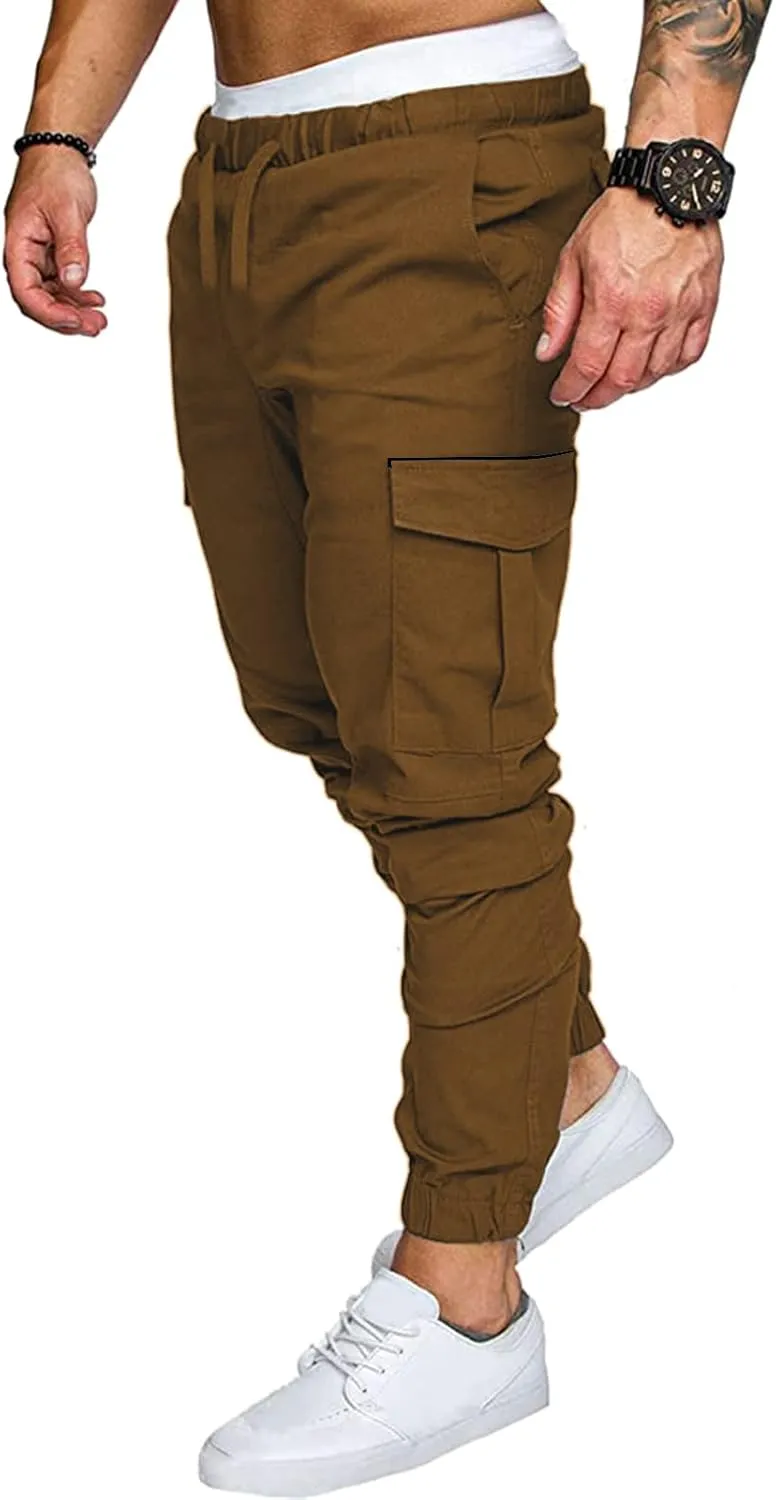 Cargo Pants for Men,Men Outdoor Cargo Pant Classic Fit Lightweight Tactical Pants Hiking Jogger Multi Pockets