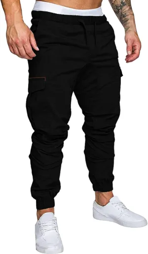 Cargo Pants for Men,Men Outdoor Cargo Pant Classic Fit Lightweight Tactical Pants Hiking Jogger Multi Pockets