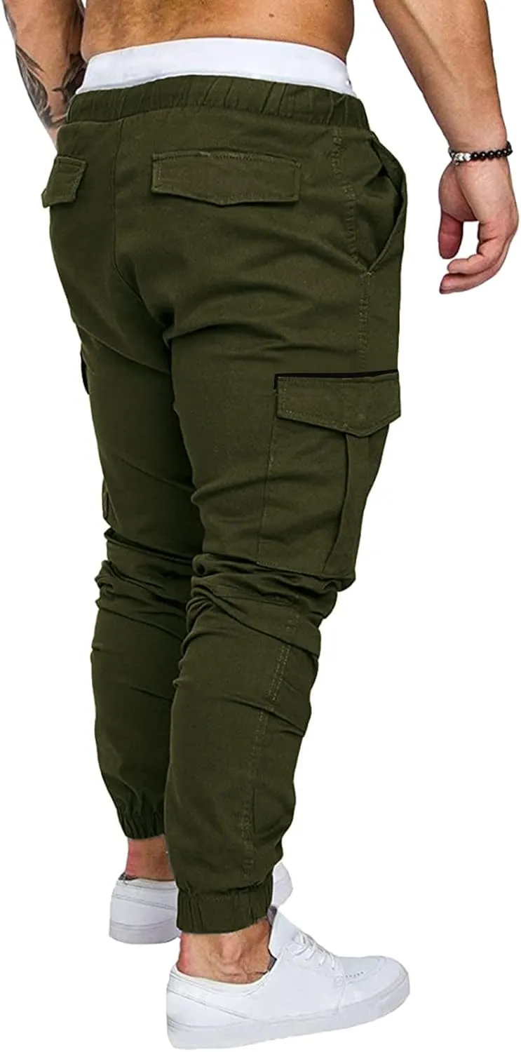 Cargo Pants for Men,Men Outdoor Cargo Pant Classic Fit Lightweight Tactical Pants Hiking Jogger Multi Pockets