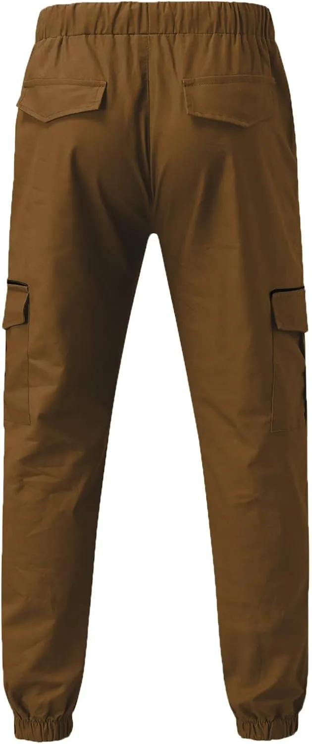 Cargo Pants for Men,Men Outdoor Cargo Pant Classic Fit Lightweight Tactical Pants Hiking Jogger Multi Pockets