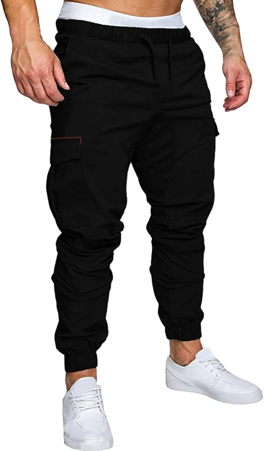 Cargo Pants for Men,Men Outdoor Cargo Pant Classic Fit Lightweight Tactical Pants Hiking Jogger Multi Pockets