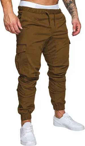 Cargo Pants for Men,Men Outdoor Cargo Pant Classic Fit Lightweight Tactical Pants Hiking Jogger Multi Pockets