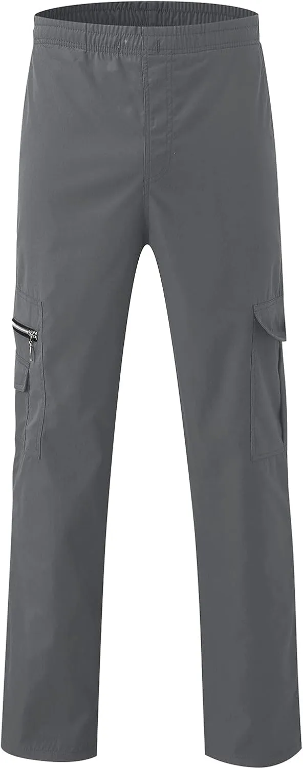 Cargo Trousers for Men Tracksuit Bottoms Mens Joggers Jogging Bottoms with Zip Pockets Men's Joggers Clearance Slim