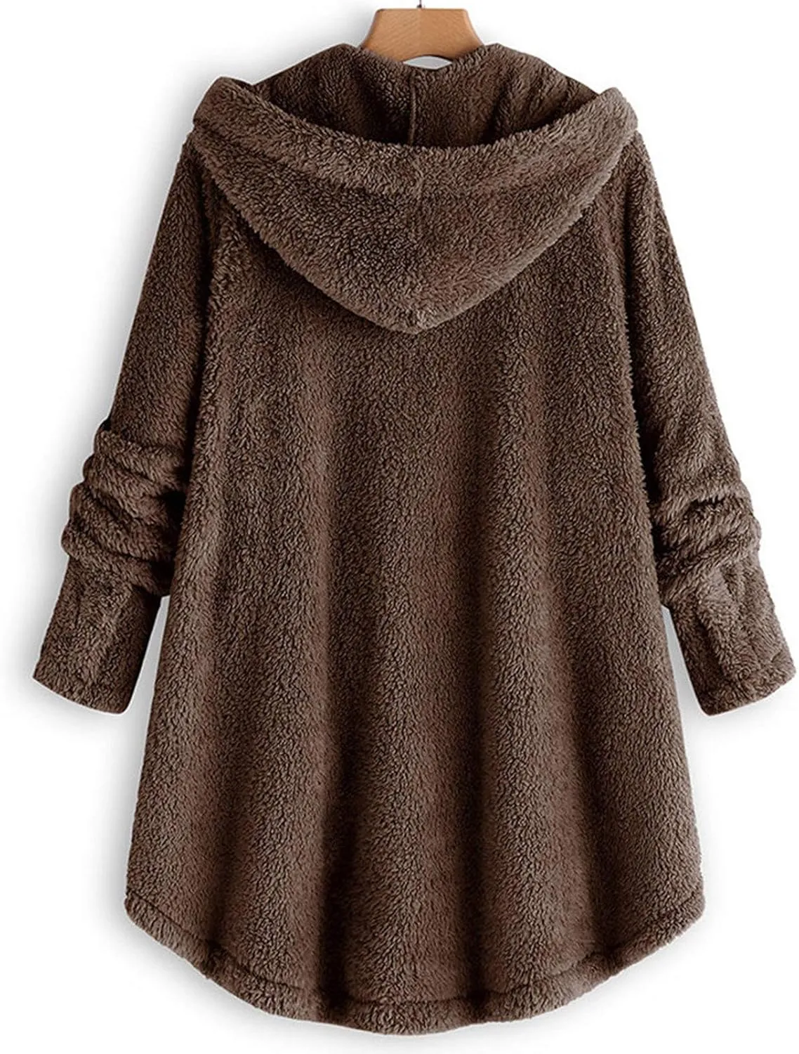 Ceboyel Womens Fuzzy Fleece Jackets Sherpa Winter Coats Cardigan Button Down Teddy Coat Hoodie Trendy Warm Loungewear 2023