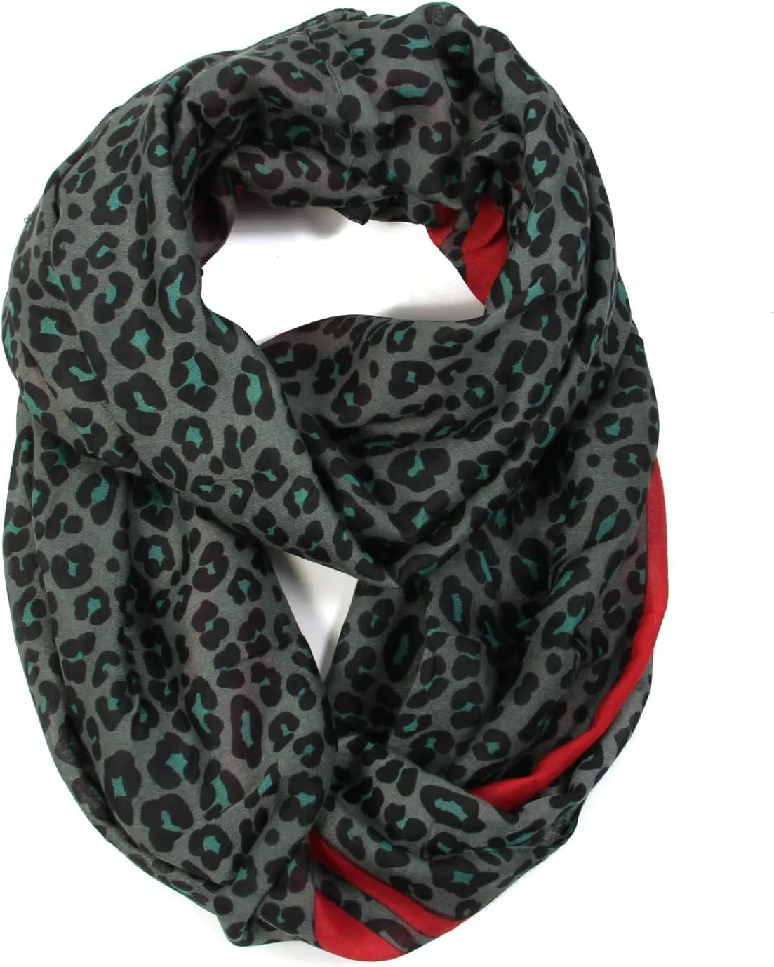 Classic Leopard Print Infinity Fashion Scarves