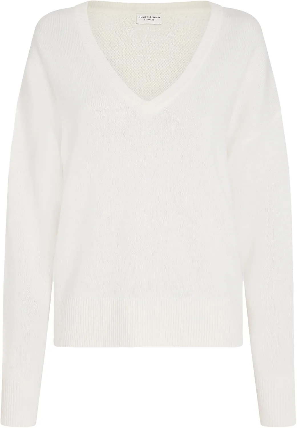 Club Monaco Women's Cashmere V Neck Sweater