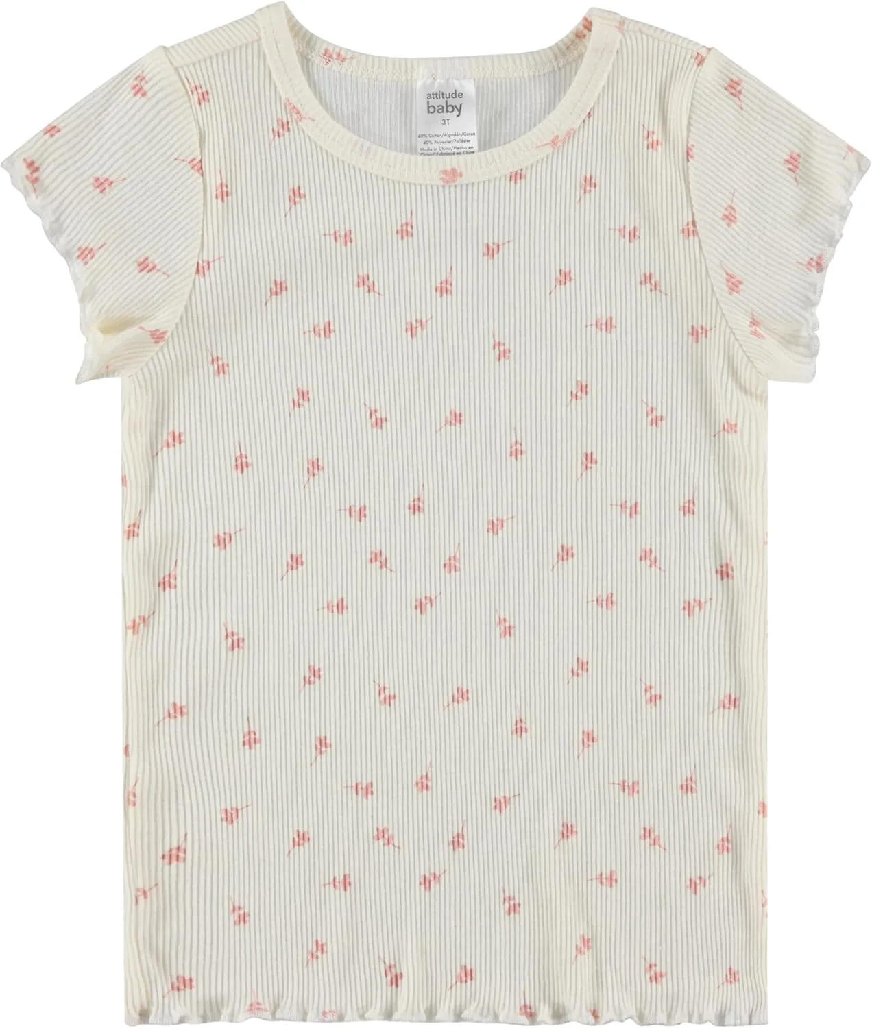 Cudlie 5-Pack Toddler/Baby Girl Short Sleeve Tops - Premium Quality Shirt Tops for Lightweight Comfort and Style.