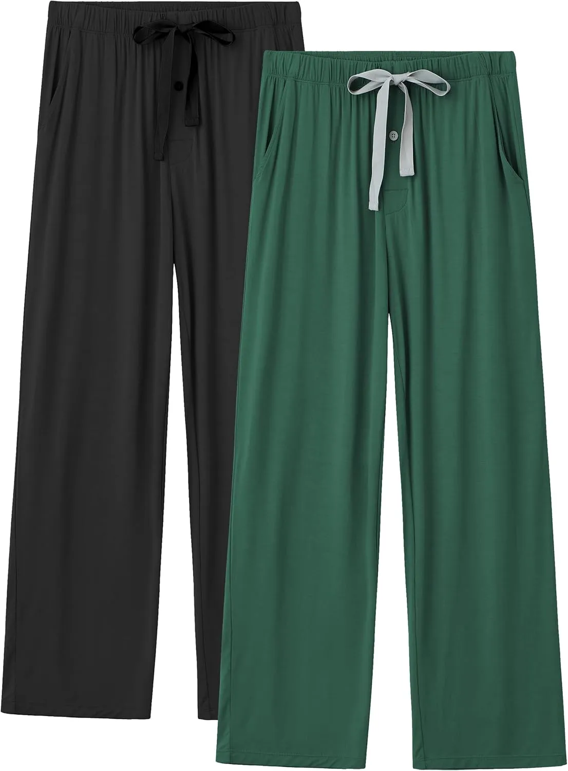 EA'S SECRET Men's Pajama Pants Lightweight Rayon Made From Bamboo Pants for Mens Summer Lounge Sweatpants with Pockets