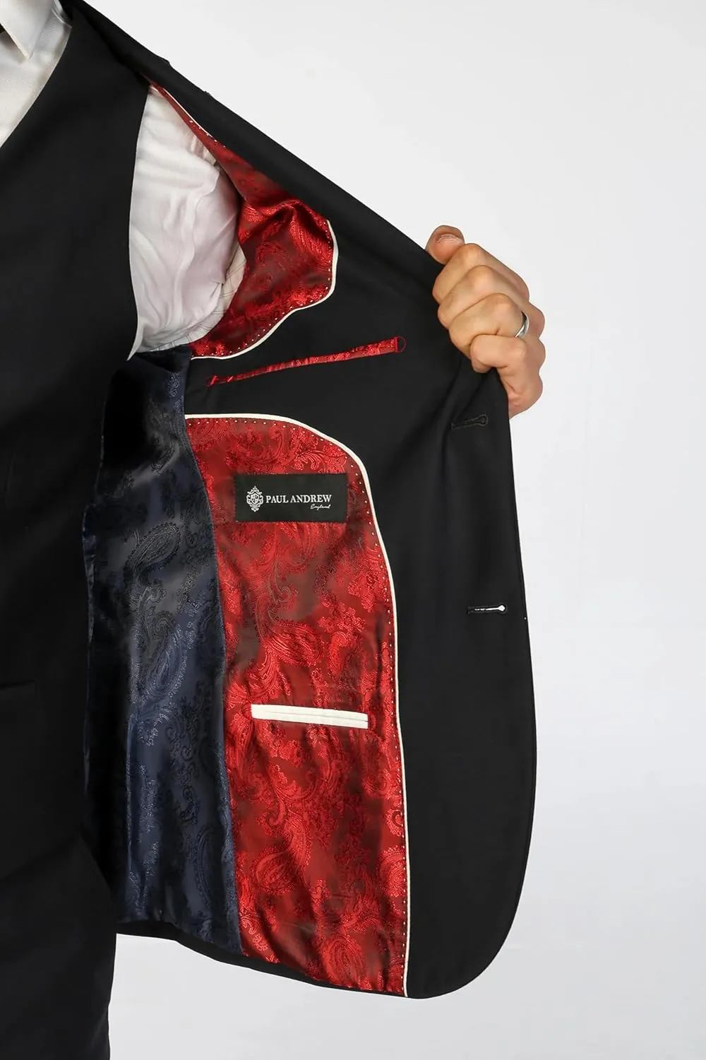 Elegant Men's Tailored Fit Suit - 3 Piece Set for All Formal Occasions