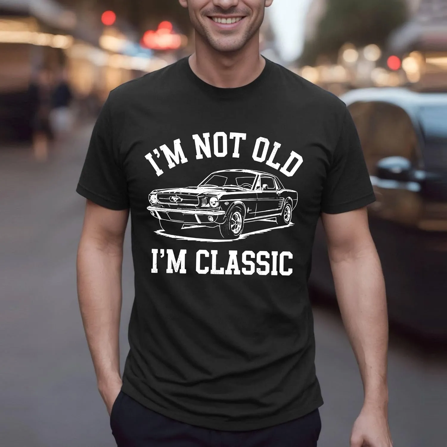 I'm Not Old I'm Classic Tshirt - Classic Car Shirt - Dad Birthday Shirts - Vintage Birthday Shirts for Men