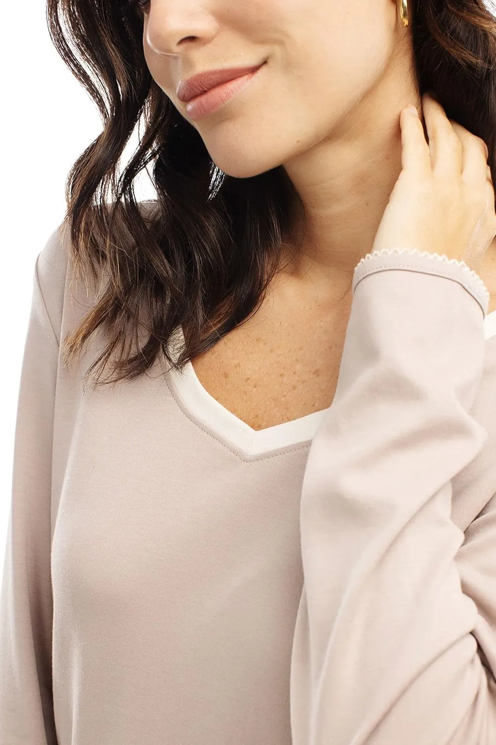 Incredibly Soft Pima Cotton Women's Pajamas Set - The Long Sleeve Set
