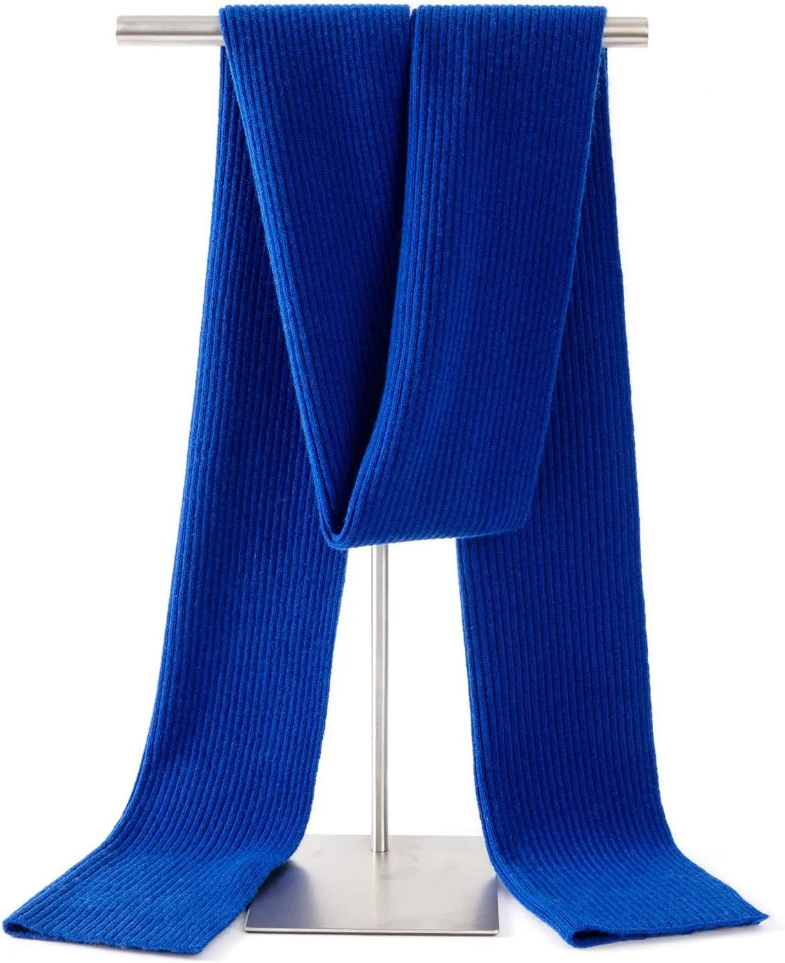 Lallier Cashmere Wool Scarf, Ultra Soft Classic Ribbed Solid Color Winter Scarf for Men and Women with Gift Box