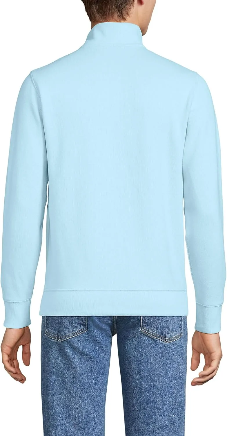 Lands' End Men's Bedford Rib Quarter Zip Sweater