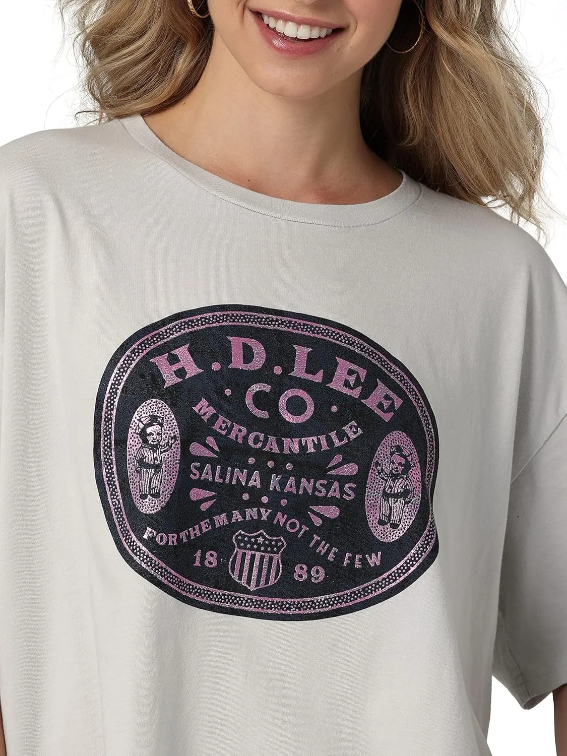 Lee Women's Boxy Crop Graphic T-Shirt