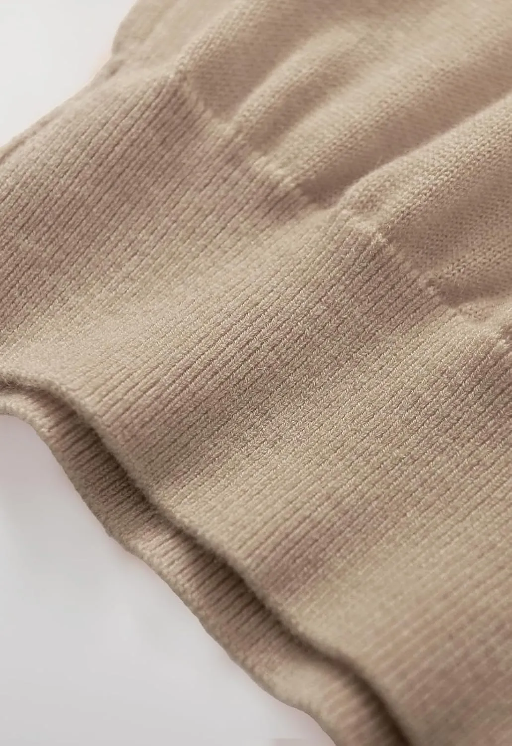 Men Cashmere Sweater Crewneck Solid Color Knited