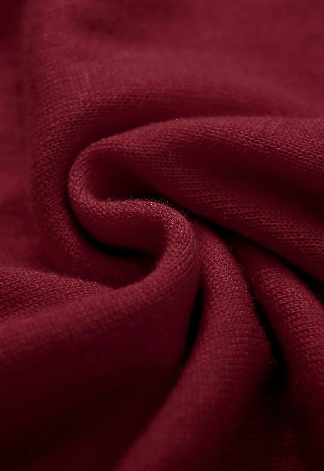 Men Cashmere Sweater Crewneck Solid Color Knited