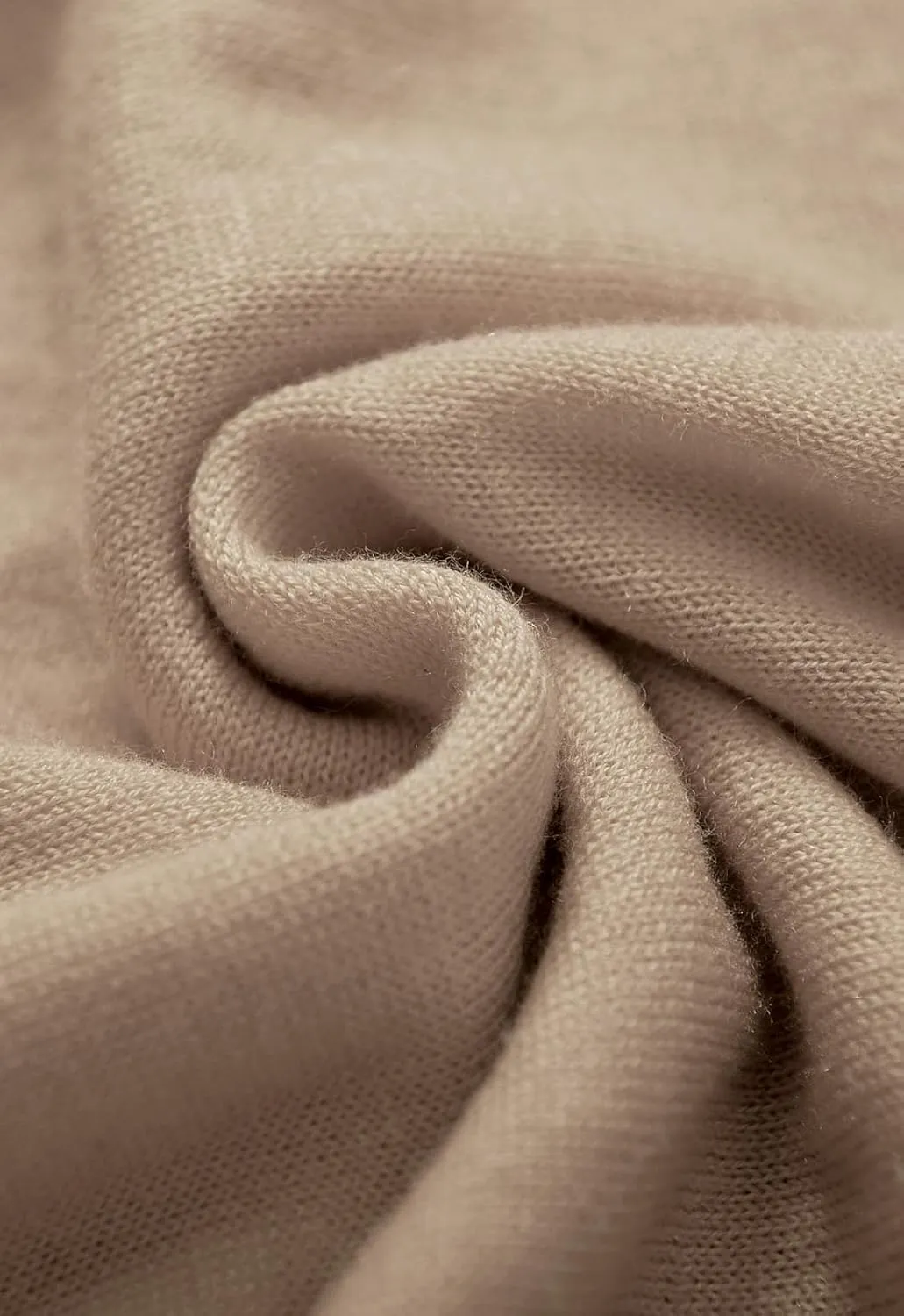 Men Cashmere Sweater Crewneck Solid Color Knited