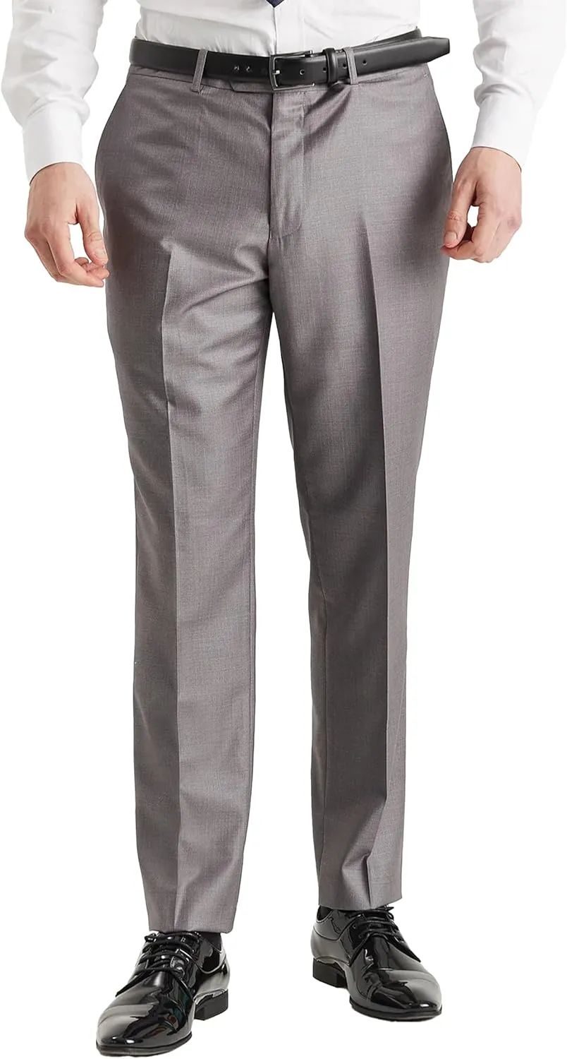 Mens Boys Gray Tailored Fit Formal Suit 3PC Set for Weddings Business & Parties