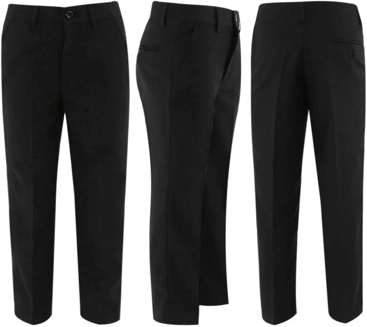 Mens Boys Tailored Fit Formal Suits Father and Son Matching 3 Piece Wedding Outfit