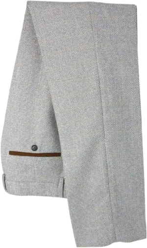 Mens Boys Tweed Textured Retro Suit Tailored Fit 3 Piece Wedding Outfit
