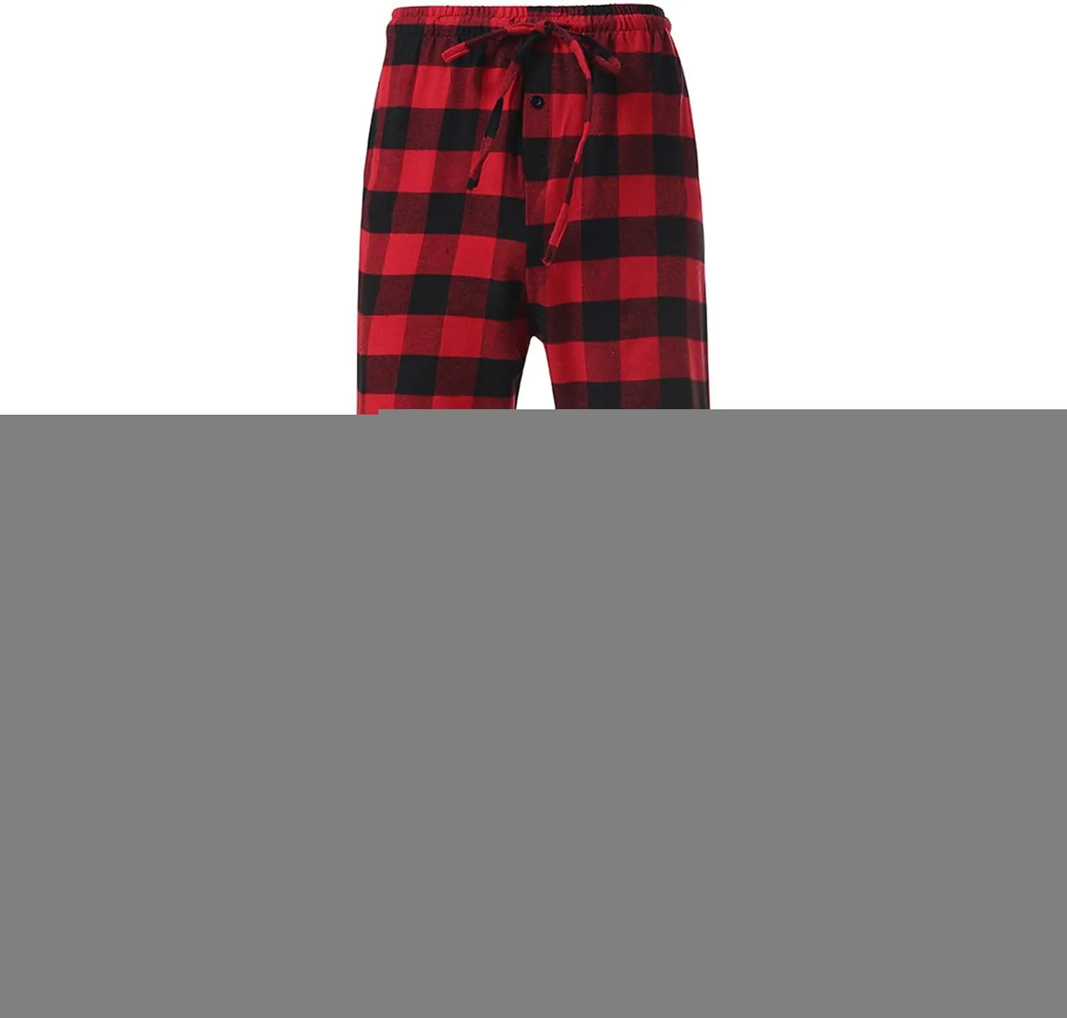 Men’s Buffalo Plaid Pajama Pants with Pockets Soft Comfy PJs Bottoms Sleep Loungewear