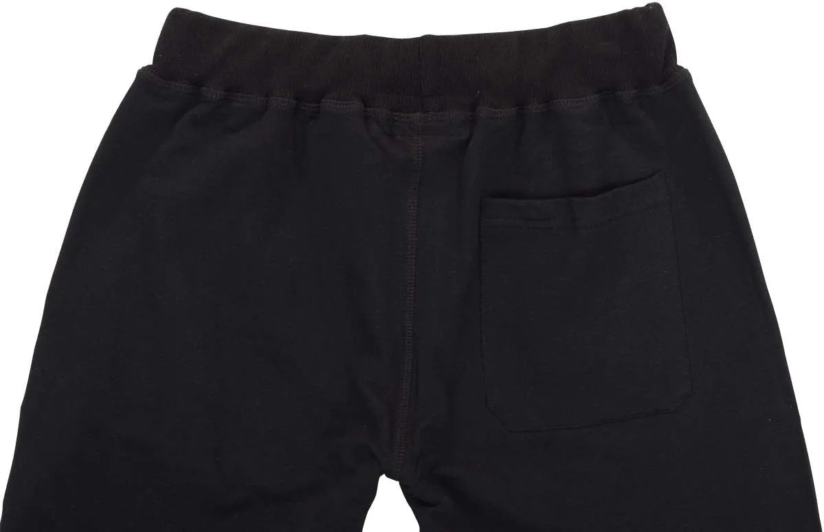 Men's Cotton Shorts Soft Elastic Waist Athletic Shorts with Drawstring for Gym Running Workout Casual