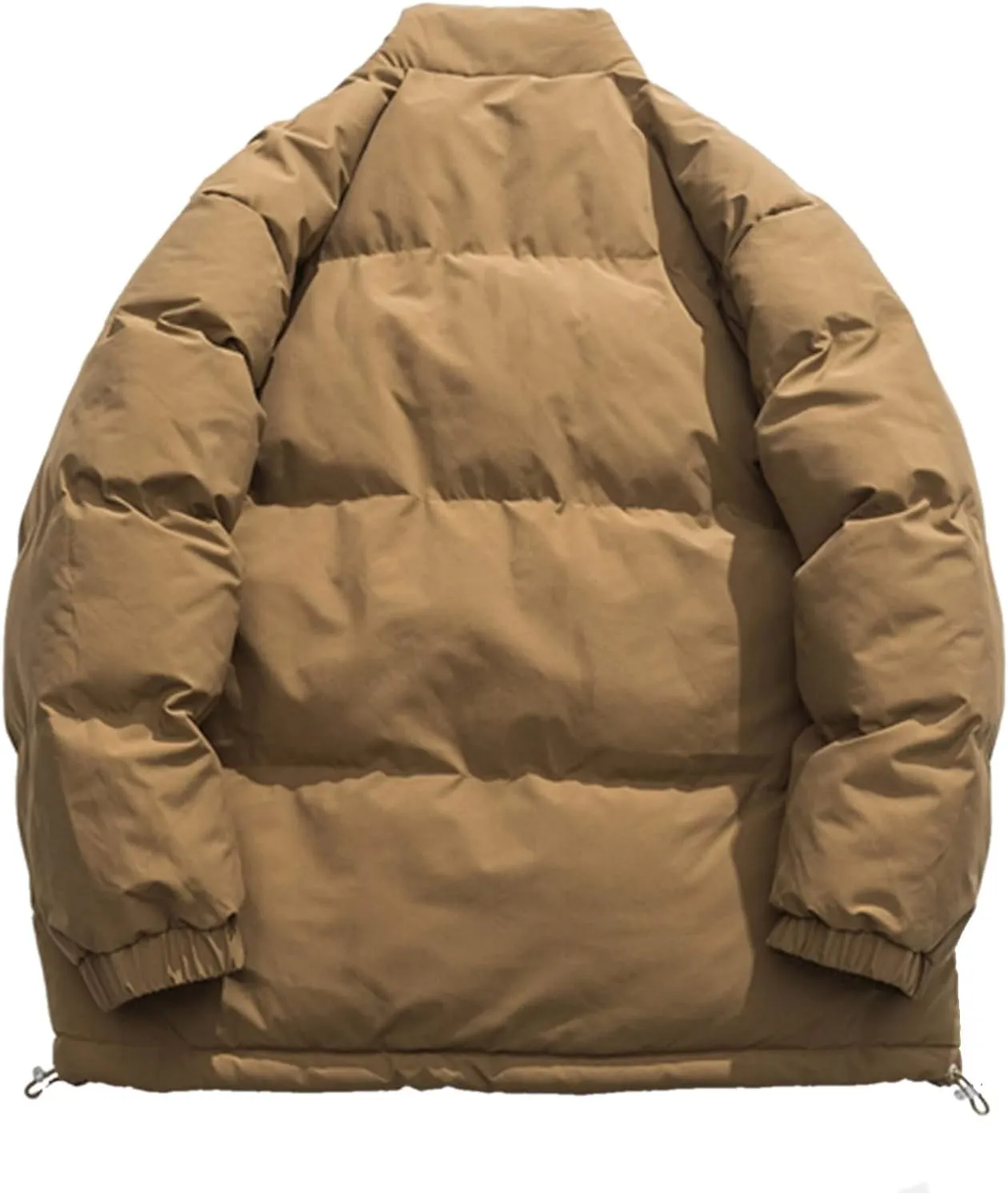 Men's Ski Jacket Waterproof Warm Heavyweight Packable Windproof Insulated Jackets Thermal Zip Up Puffer Jacket