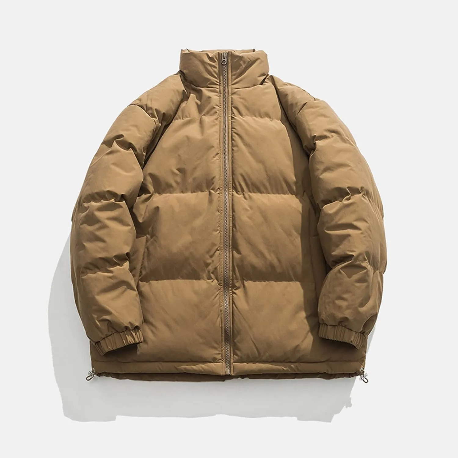Men's Ski Jacket Waterproof Warm Heavyweight Packable Windproof Insulated Jackets Thermal Zip Up Puffer Jacket