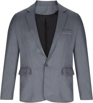 Mens Slim Fit Lightweight Linen Jacket Tailored Blazer Sport Coat One Button Business Suit Jackets Stylish Daily Suits