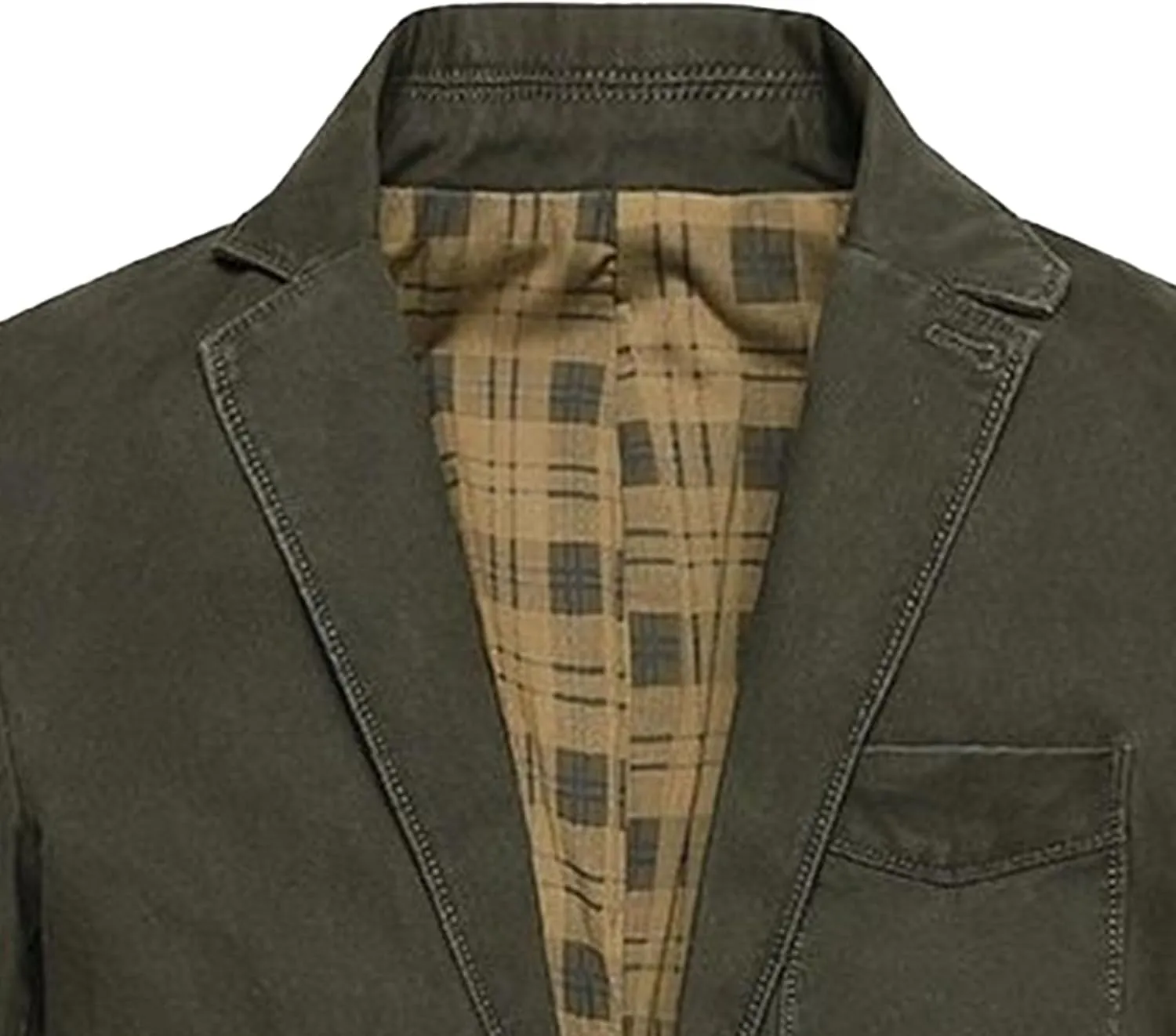 Men's Tailored Slim Denim Blazer Wrinkle Resistant Office Casual Jacket Multiple Color Choices