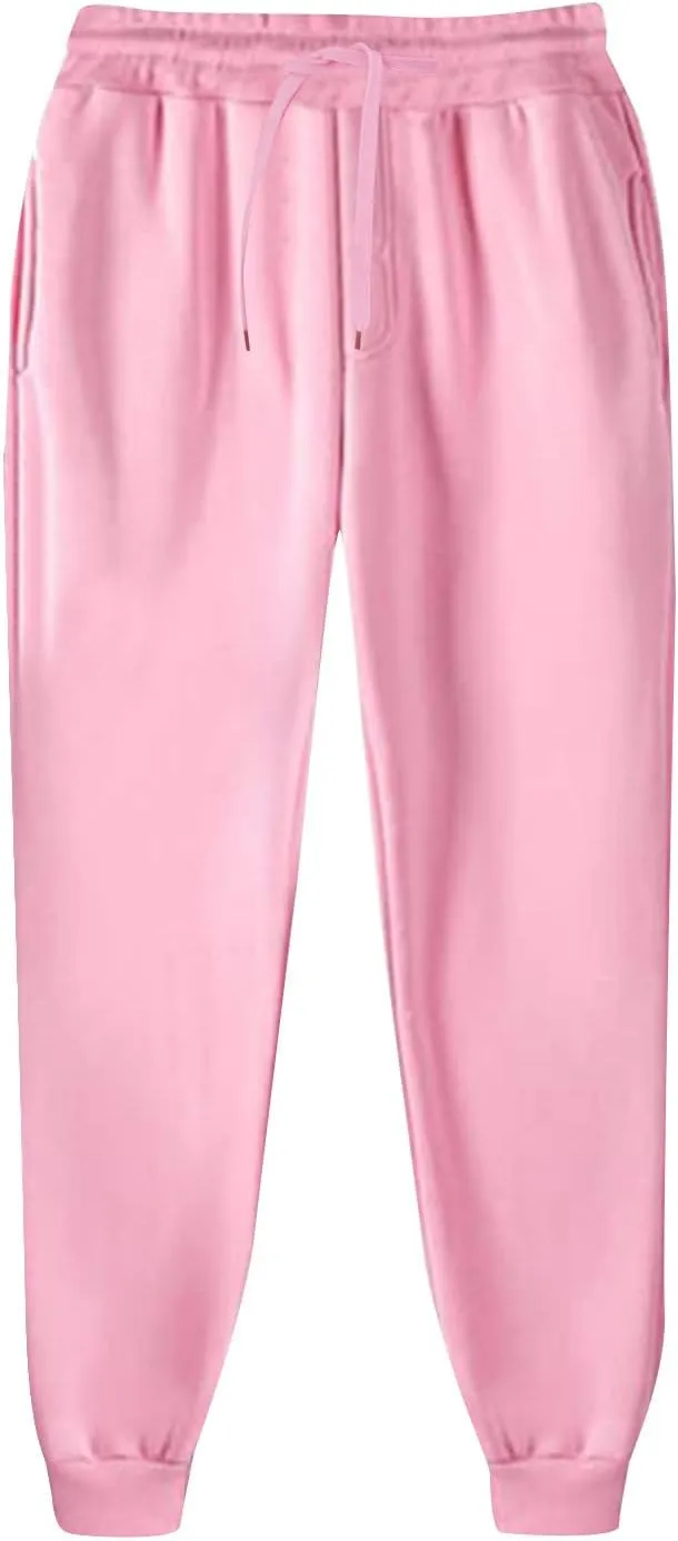 Mens Workout Cargo Sweatpants Sports Trousers Mens Casual Joggers Pants Big and Tall Athletic Drawstring Cargo Pants