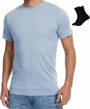 MERINNOVATION Merino Wool T-Shirt Mens Wicking Merino Wool Undershirt Lightweight Base Layer