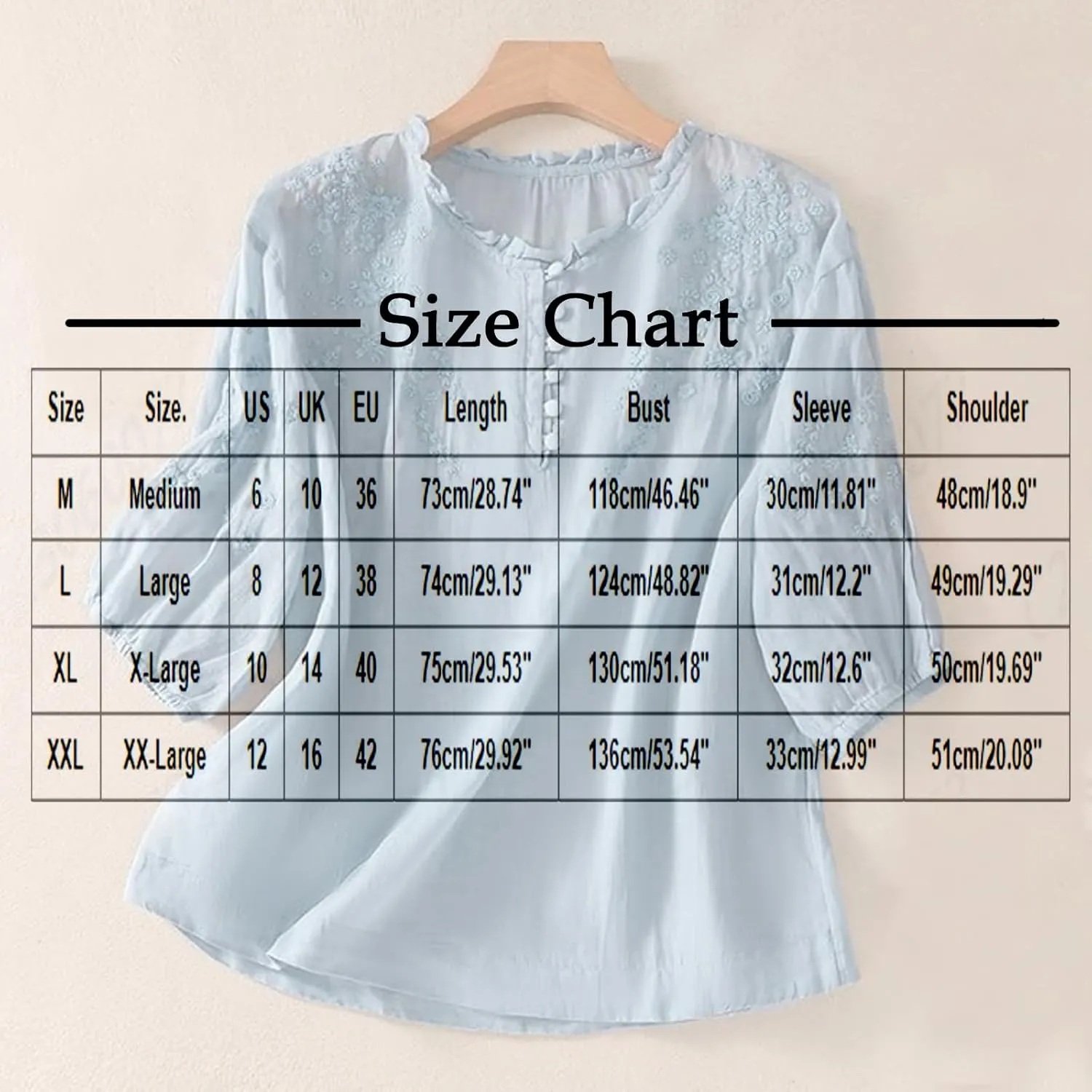 Mexico Shirts for Women Summer Embroidered Blouse Cotton Linen Round Neck Tops Vintage Loose Button-Down T-Shirt