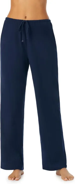 Nautica Womens Sleep Pants - Long Length, Breathable Pajama Bottoms - Cotton Knit Jersey Sleepwear and Loungewear
