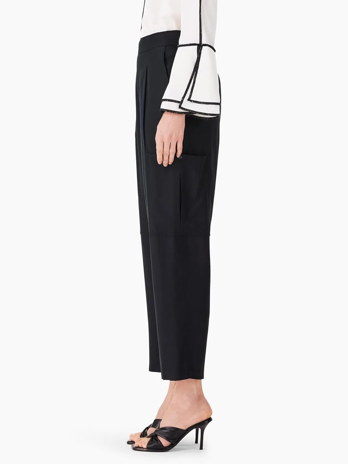 NIC ZOE womens 28" Refined Cargo Relaxed Pant