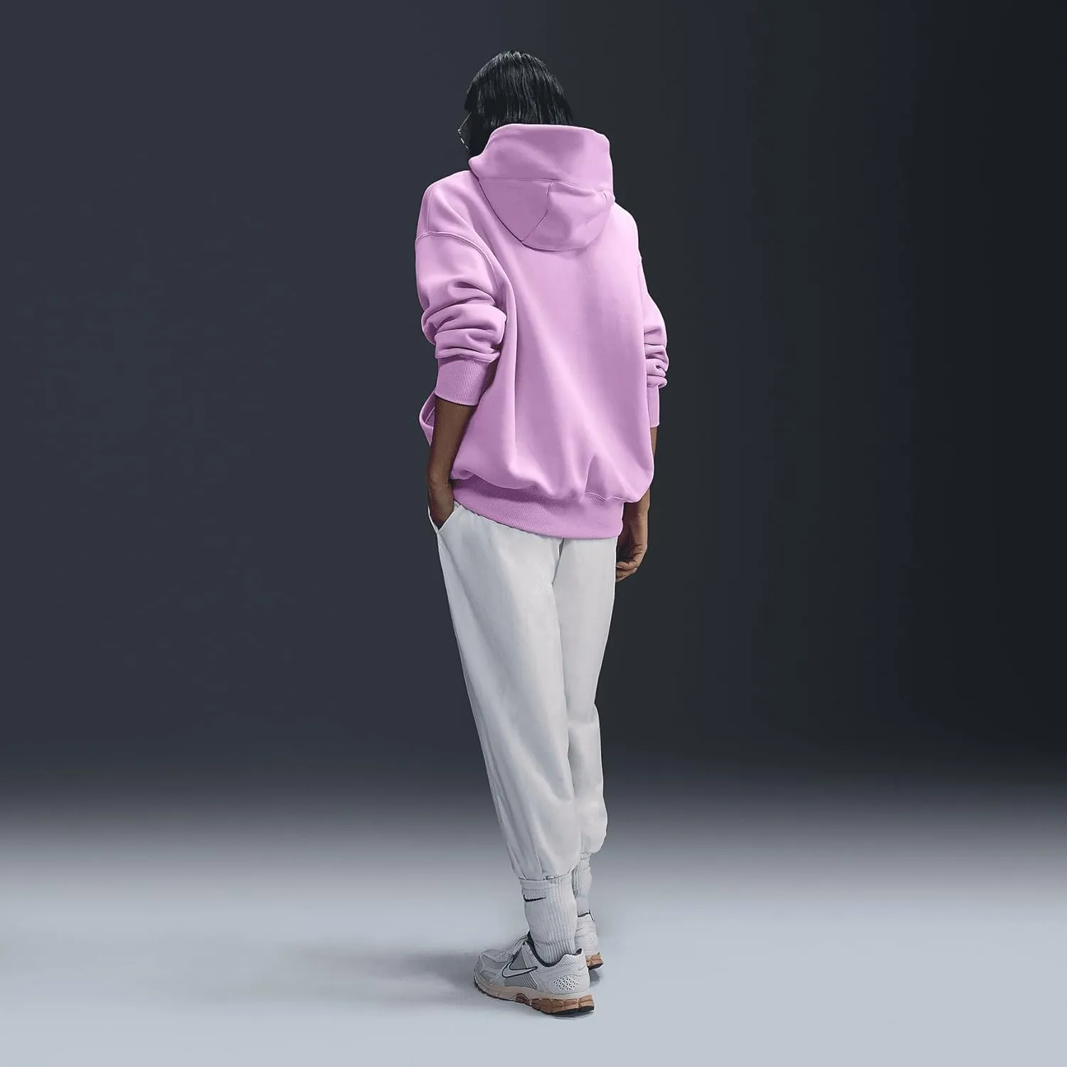 Nike Sportswear Phoenix Fleece Women's Oversized Pullover Hoodie (DQ5860-632, Beyond Pink/Sail)