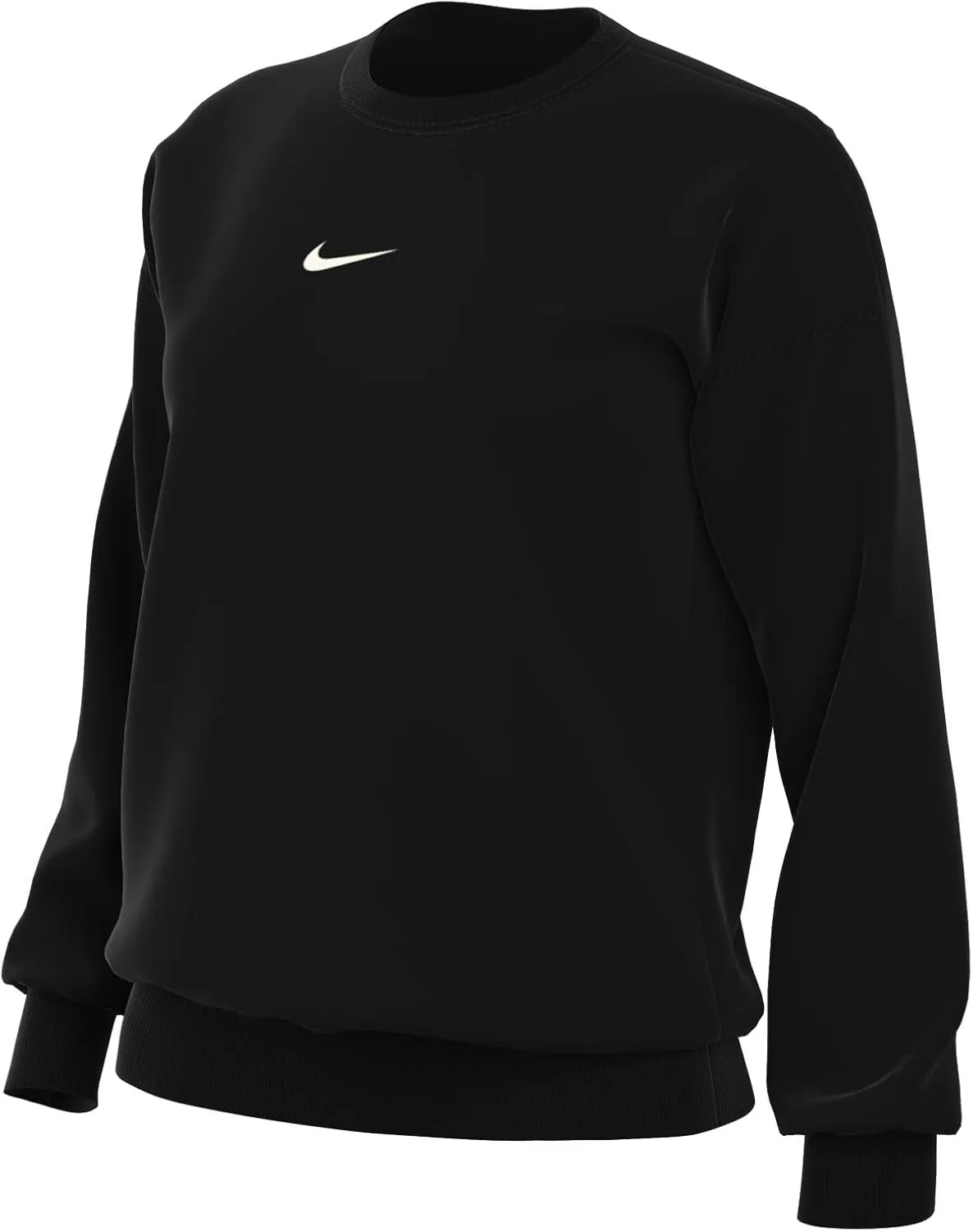 NIKE Womens NSW Phoenix Fleece OS CREW Women's Oversized Crewneck Sweatshirt Adult DQ5733-010, Size S