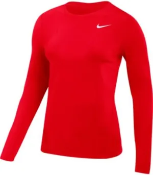 Nike Womens Pro All Over Dri-Fit Long Sleeve Mesh Top