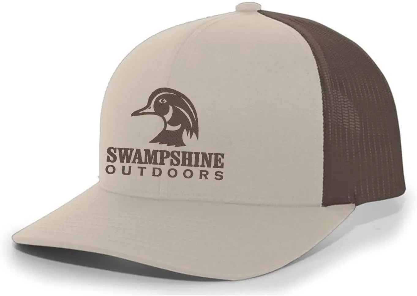 Outdoors Classic Duck Logo Hunting Hat Mens Classic Embroidered Mesh Back Trucker Hat Baseball Cap