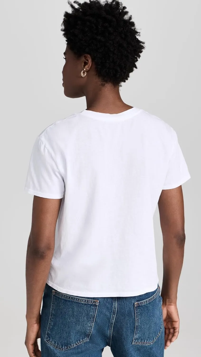 perfectwhitetee Women's Harley Cotton Boxy Crew Tee