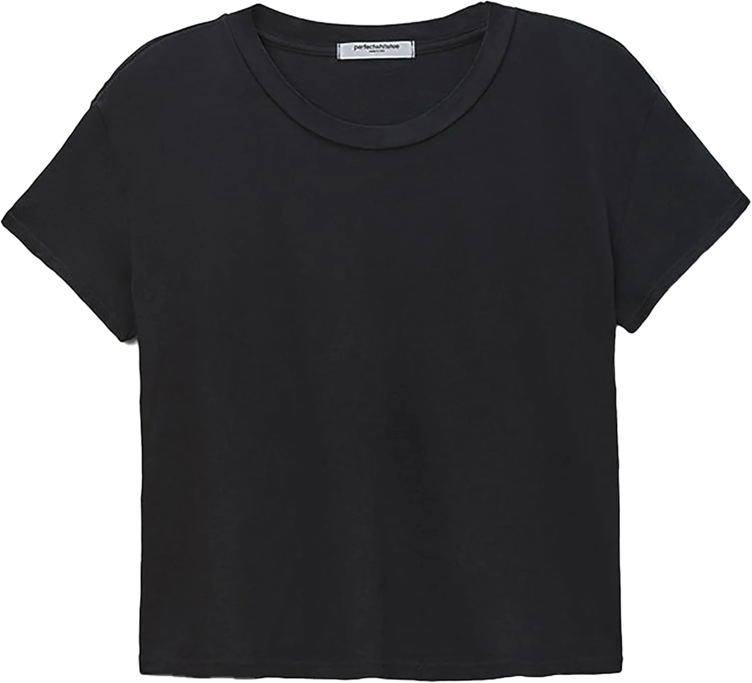 perfectwhitetee Women's Harley Cotton Boxy Crew Tee