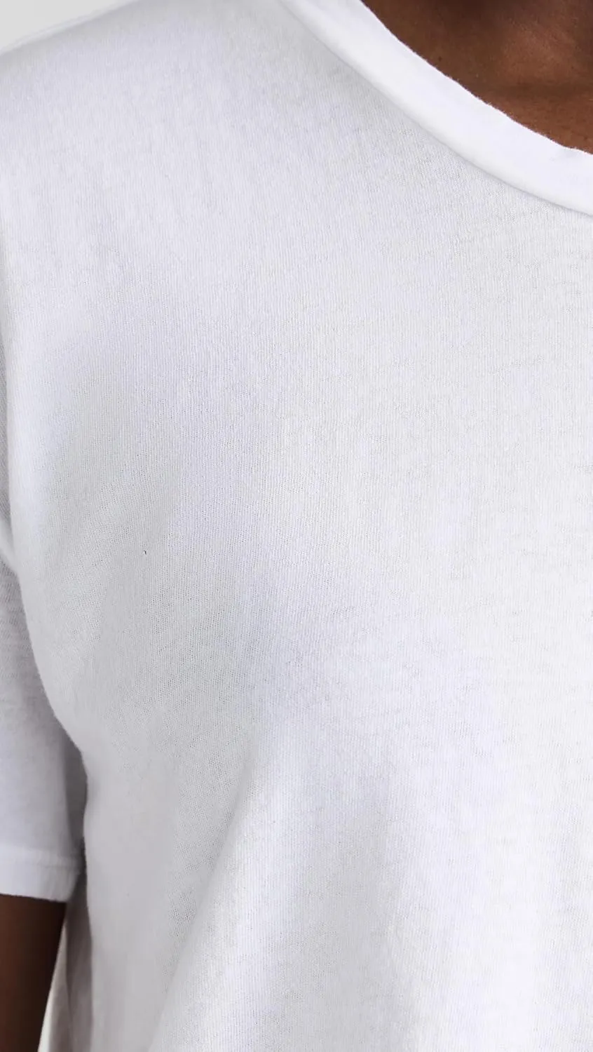 perfectwhitetee Women's Harley Cotton Boxy Crew Tee
