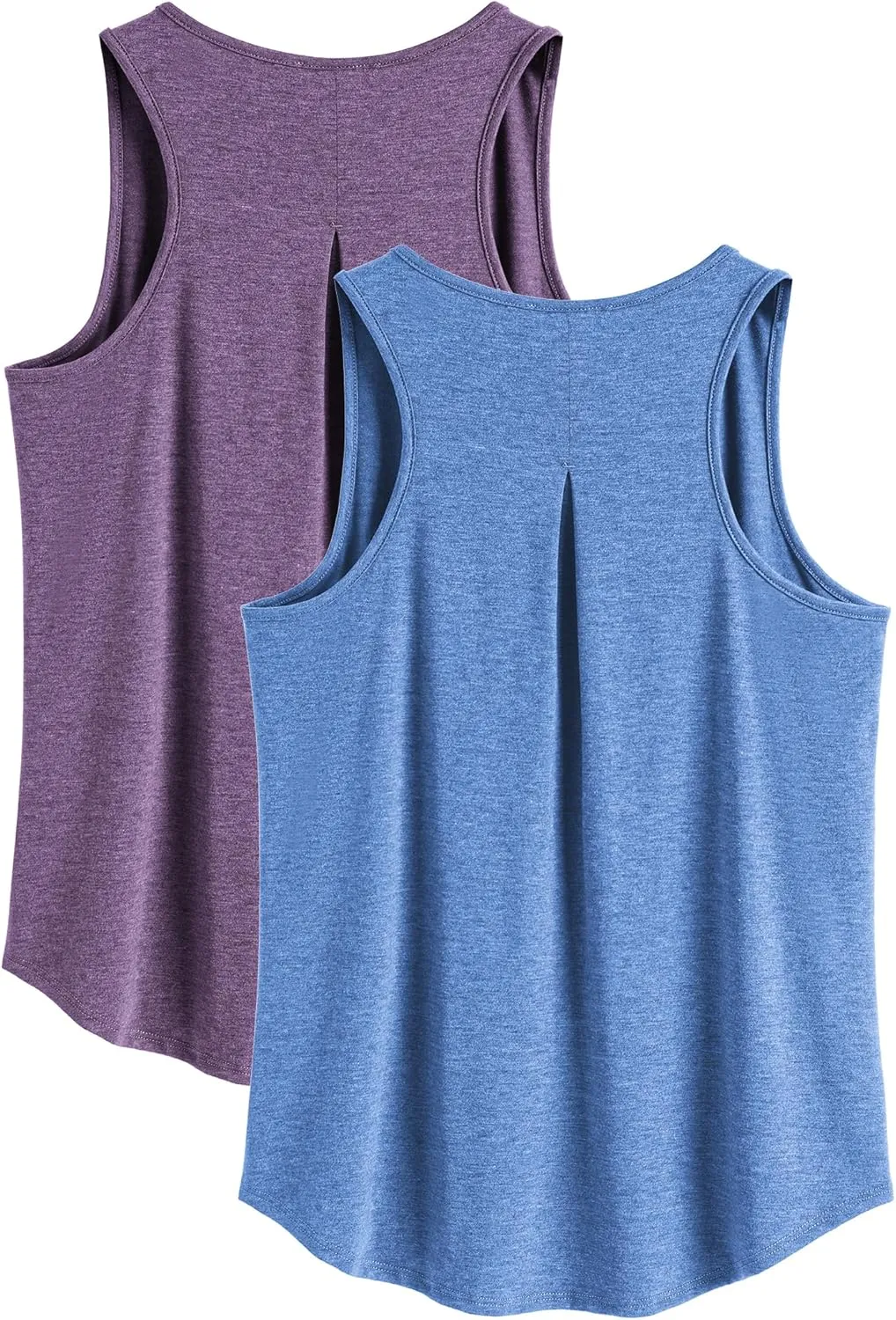 PINSPARK Workout Tops for Women Racerback Tank Top Pack Sleeveless Athletic Running Tops Loose Gym Shirt Quick Dry Yoga Tank