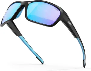 Polarized Sport Sunglasses for Men and Women, Ideal for Golf Fishing Cycling Running Baseball Glasses, UV400 Protection