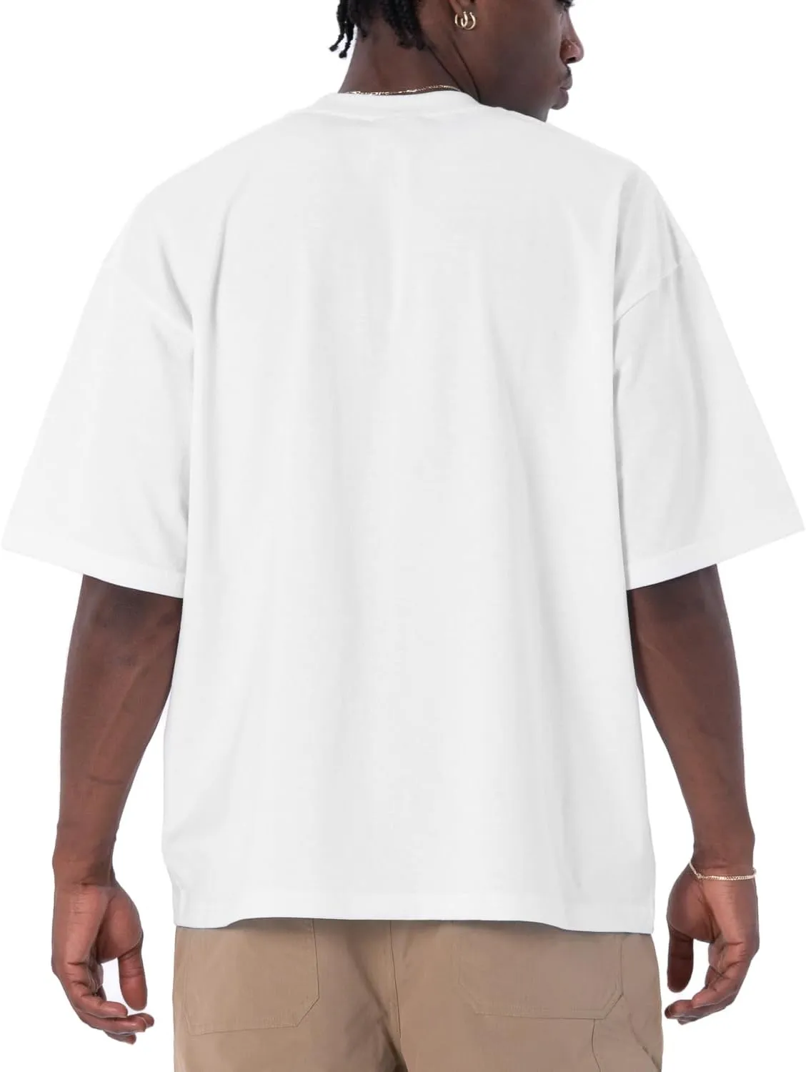 Pro Club Men's Heavywide Cotton Short Sleeve Crew Neck T-Shirt