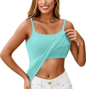 Quick-Dry Y2K Camis Women’s Sleeveless Shirt Lightweight Sporty Tank Top Going Out 2025 Vacation Blouses