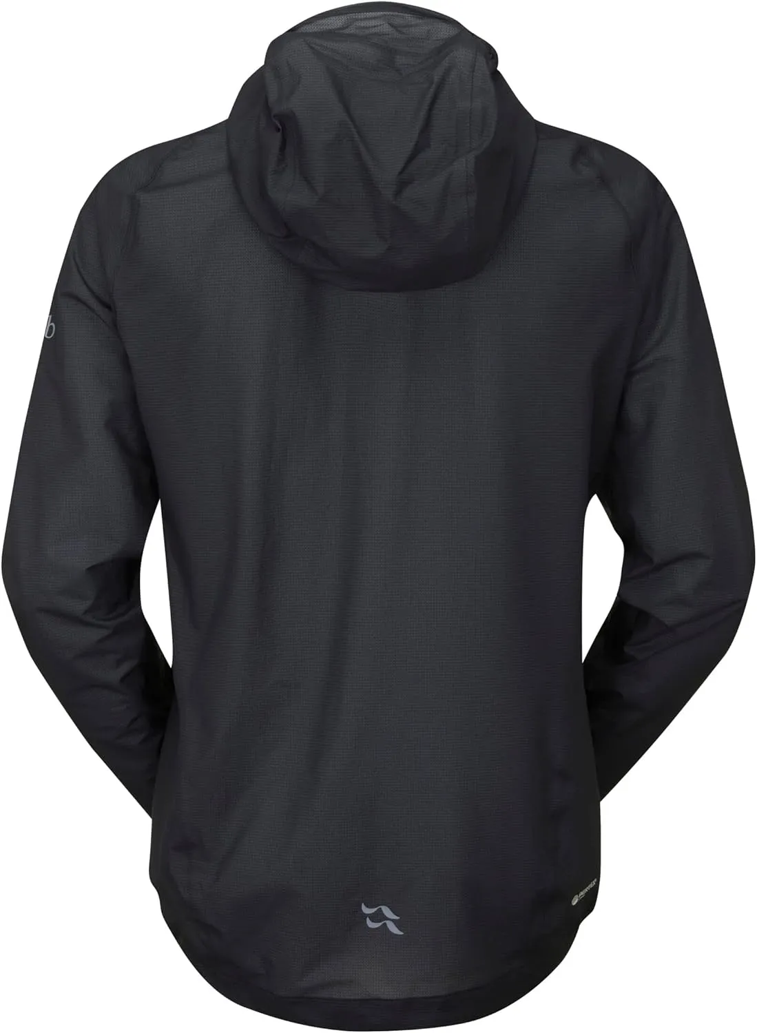 Rab Women's Cinder Phantom Jacket - Lightweight Waterproof Coat for Mountain Biking, Cycling, & Commuting